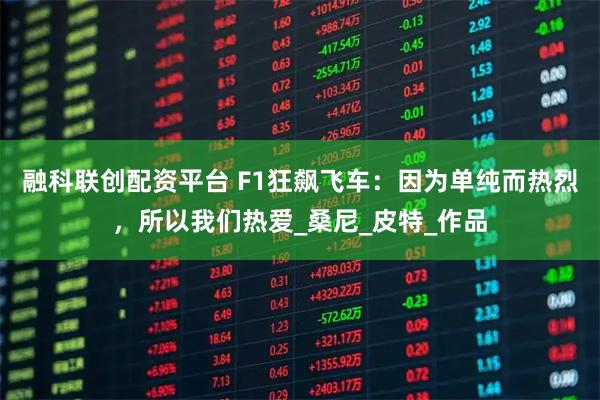 融科联创配资平台 F1狂飙飞车：因为单纯而热烈，所以我们热爱_桑尼_皮特_作品